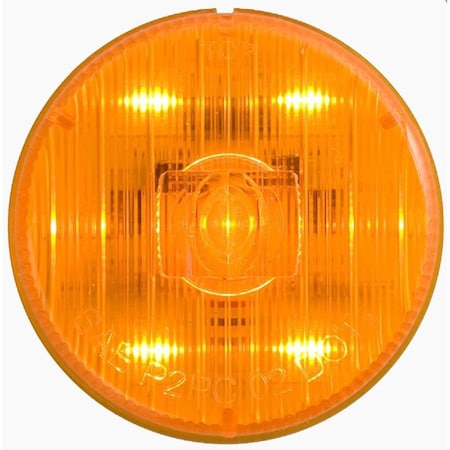Optronics Yellow Pc Rated 2 Marker/Clearance Light, Grommet Mount, Pl-10 Connection MCL54AB